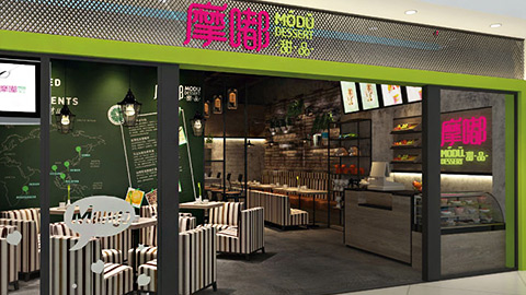 甜品店鋪設(shè)計(jì)，餐飲店鋪設(shè)計(jì)