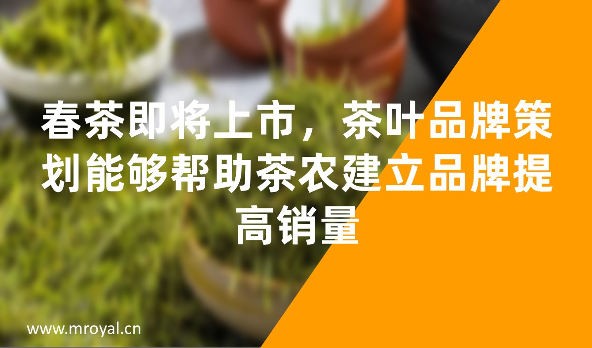 春茶即將上市，茶葉品牌策劃能夠幫助茶農(nóng)建立品牌提高銷量