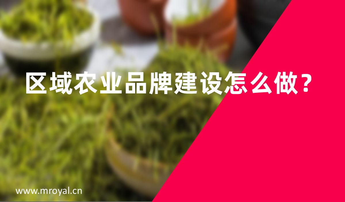 區(qū)域農(nóng)業(yè)品牌建設(shè)怎么做？